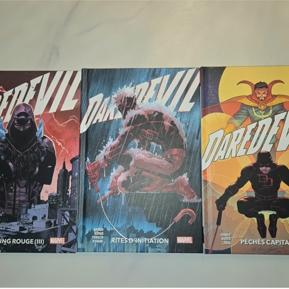Daredevil Comic Book Trio